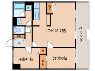 メゾンファミ－ユの物件間取画像